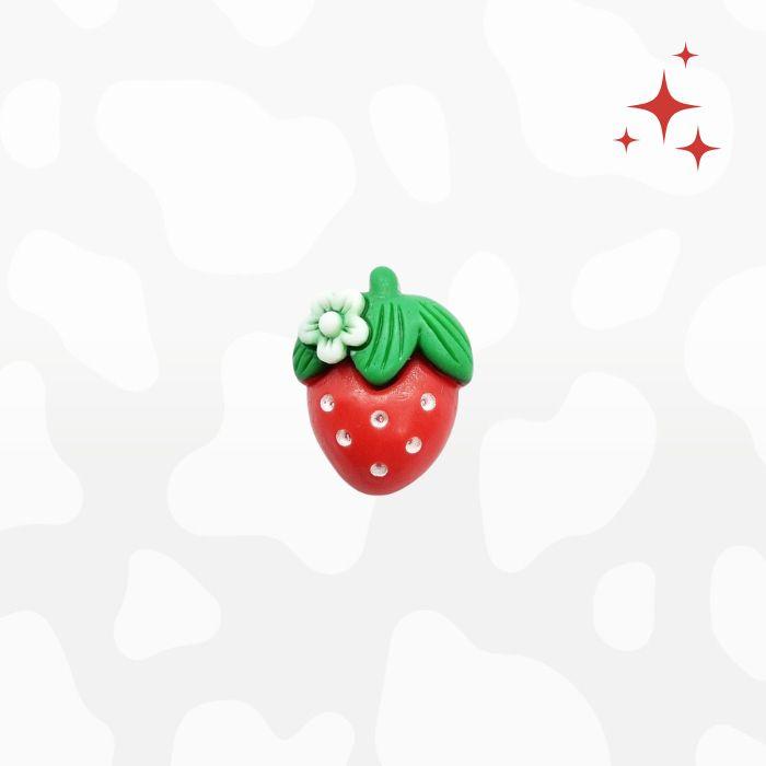 Strawberry with flower - Charm