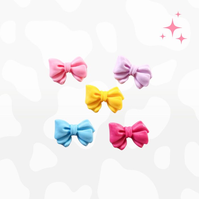 Coloured Bow Random - Charm