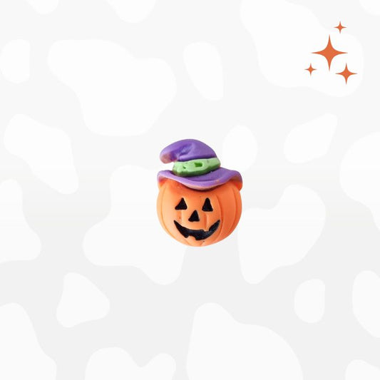 Jack O Lantern in Hat - Charm