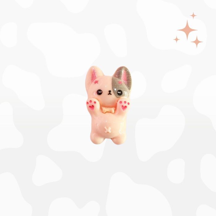 Little Peach Dog - Charm