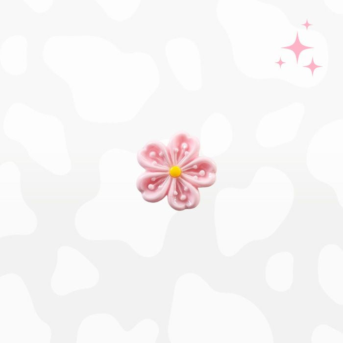 Pink Flower - Charm