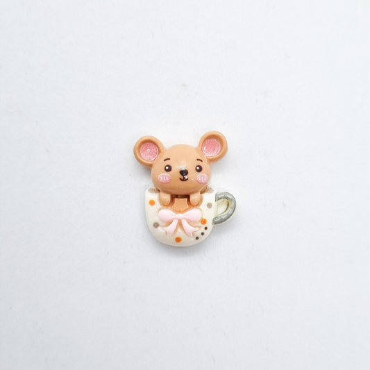 Teacup Mouse - Charm
