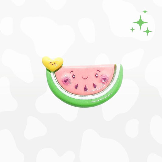 Watermelon with heart - Charm