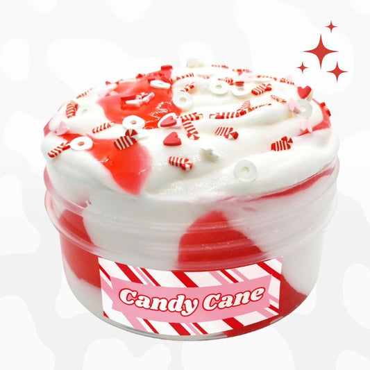 Candy Cane - Cloud Creme Slime