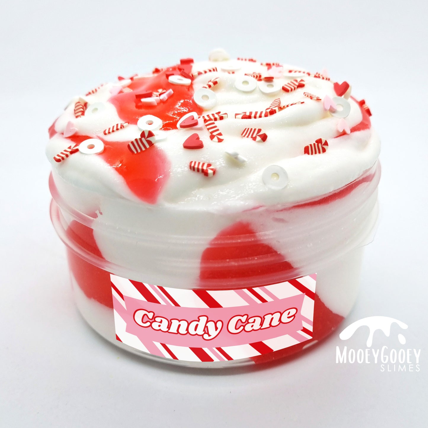 Candy Cane - Cloud Creme Slime