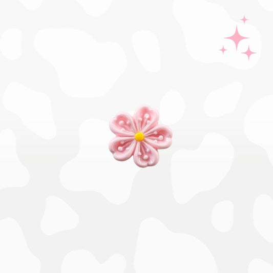 Pink Flower - Charm