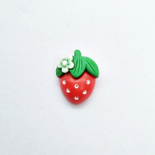 Strawberry with flower - Charm