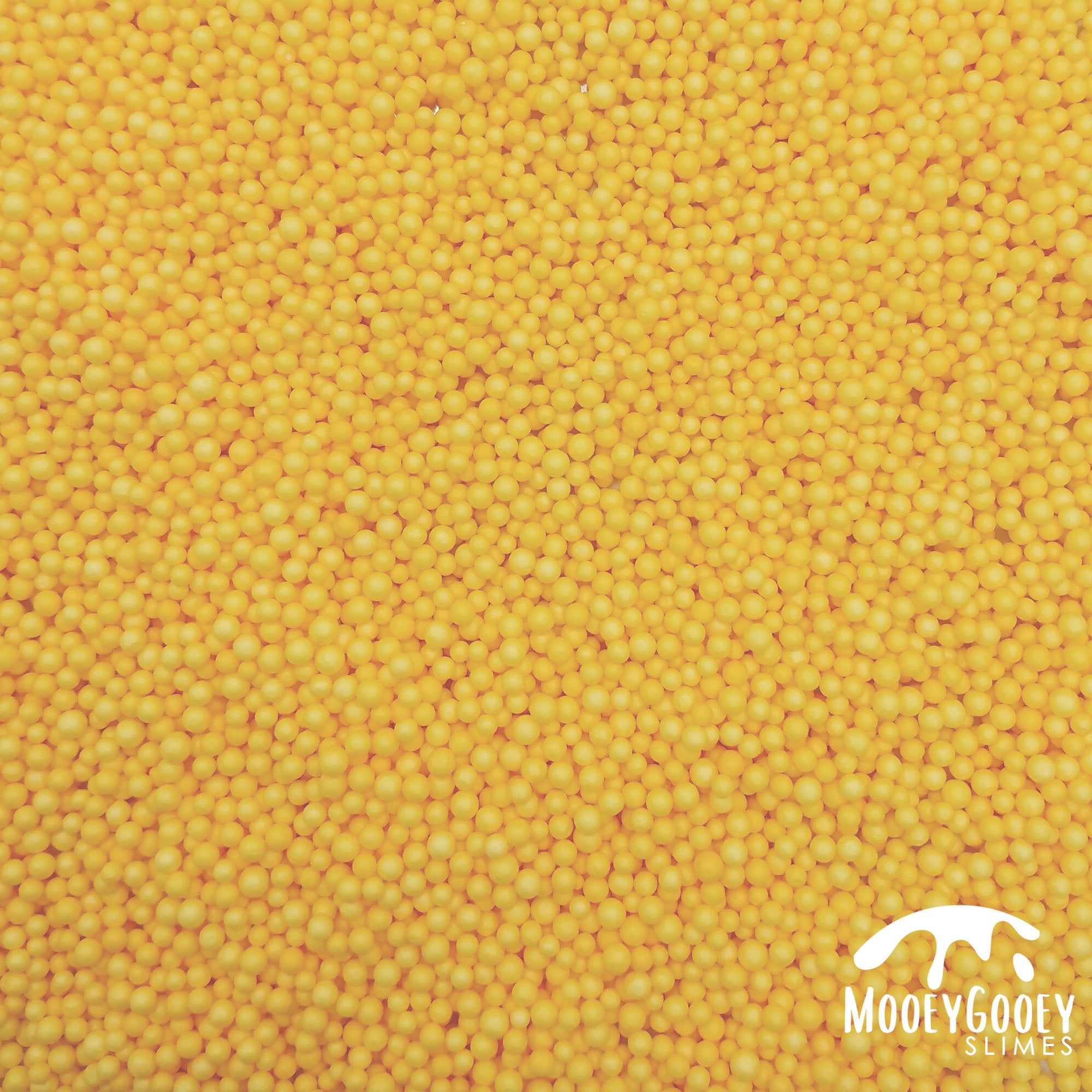 Mooey Gooey Slimes - Small Foam Balls Yellow - Australia