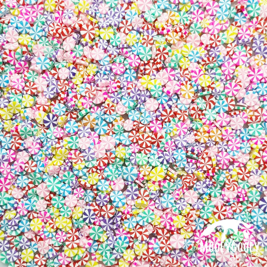 Coloured Pinwheel Sprinkles