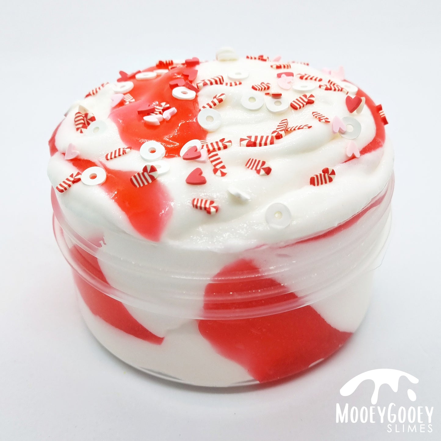 Candy Cane - Cloud Creme Slime